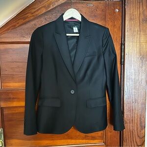 J. Crew Black Wool Blazer